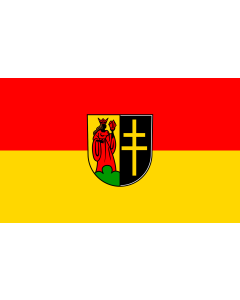 Flag: Illerkirchberg |  landscape flag | 1.35m² | 14.5sqft | 90x150cm | 3x5ft 