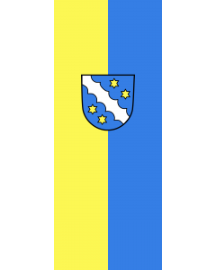 Flag: Heroldstatt |  portrait flag | 3.5m² | 38sqft | 300x120cm | 10x4ft 