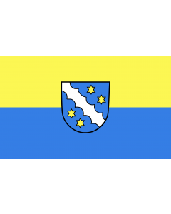 Flag: Heroldstatt |  landscape flag | 1.35m² | 14.5sqft | 90x150cm | 3x5ft 