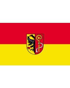 Flag: Biberach (Kreis) |  landscape flag | 1.35m² | 14.5sqft | 90x150cm | 3x5ft 