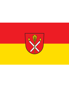 Flag: Alleshausen |  landscape flag | 1.35m² | 14.5sqft | 90x150cm | 3x5ft 