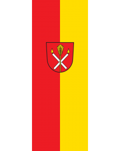 Flag: Alleshausen |  portrait flag | 6m² | 64sqft | 400x150cm | 13x5ft 