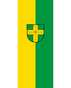 Vertical Hanging Beam Flag: Allmannsweiler | portrait flag | 3.5m² | 38sqft | 300x120cm | 10x4ft