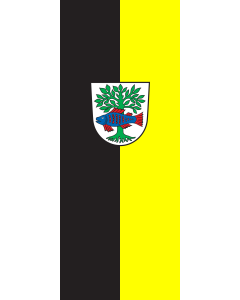 Bandiera: Bad Buchau | bandiera ritratto | 3,5&nbsp;m² | 300&nbsp;×&nbsp;120&nbsp;cm 