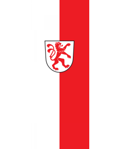 Vertical Hanging Swivel Crossbar Banner Flag: Bad Schussenried |  portrait flag | 3.5m² | 38sqft | 300x120cm | 10x4ft 