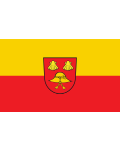 Flag: Berkheim |  landscape flag | 1.35m² | 14.5sqft | 90x150cm | 3x5ft 
