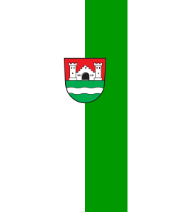 Flag: Burgrieden | portrait flag | 3.5m² | 38sqft | 300x120cm | 10x4ft