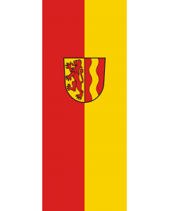 Vertical Hanging Swivel Crossbar Banner Flag: Dettingen an der Iller |  portrait flag | 3.5m² | 38sqft | 300x120cm | 10x4ft 