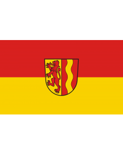 Flag: Dettingen an der Iller |  landscape flag | 1.35m² | 14.5sqft | 90x150cm | 3x5ft 
