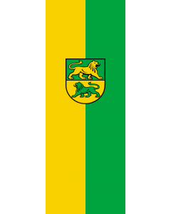 Vertical Hanging Beam Flag: Dürmentingen |  portrait flag | 6m² | 64sqft | 400x150cm | 13x5ft 