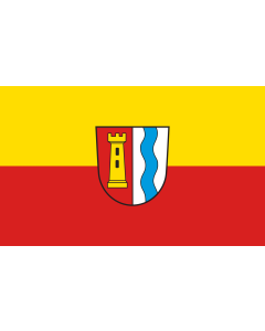 Flag: Dürnau |  landscape flag | 1.35m² | 14.5sqft | 90x150cm | 3x5ft 