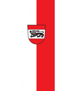 Vertical Hanging Swivel Crossbar Banner Flag: Eberhardzell |  portrait flag | 3.5m² | 38sqft | 300x120cm | 10x4ft 