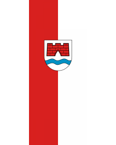 Vertical Hanging Swivel Crossbar Banner Flag: Ertingen |  portrait flag | 3.5m² | 38sqft | 300x120cm | 10x4ft 