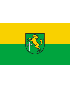 Flag: Ingoldingen |  landscape flag | 1.35m² | 14.5sqft | 90x150cm | 3x5ft 