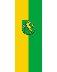 Vertical Hanging Beam Flag: Ingoldingen |  portrait flag | 6m² | 64sqft | 400x150cm | 13x5ft 