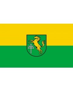 Flag: Ingoldingen |  landscape flag | 1.35m² | 14.5sqft | 90x150cm | 3x5ft 