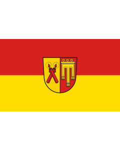 Flag: Kirchdorf an der Iller | landscape flag | 1.35m² | 14.5sqft | 90x150cm | 3x5ft