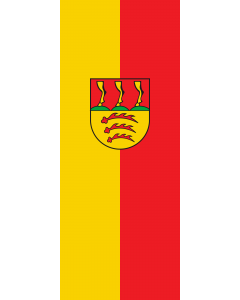 Vertical Hanging Swivel Crossbar Banner Flag: Langenenslingen |  portrait flag | 3.5m² | 38sqft | 300x120cm | 10x4ft 