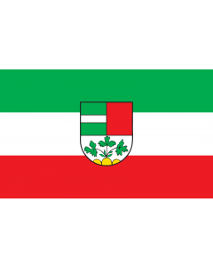 Flag: Laupheim |  landscape flag | 1.35m² | 14.5sqft | 90x150cm | 3x5ft 