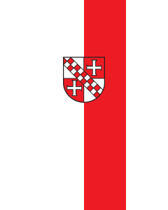 Vertical Hanging Swivel Crossbar Banner Flag: Maselheim |  portrait flag | 3.5m² | 38sqft | 300x120cm | 10x4ft 