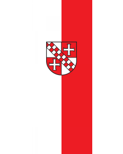 Vertical Hanging Swivel Crossbar Banner Flag: Maselheim |  portrait flag | 3.5m² | 38sqft | 300x120cm | 10x4ft 