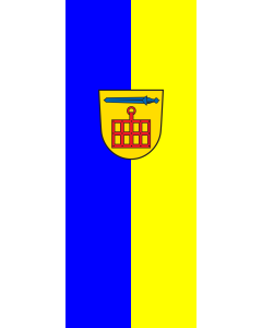 Flag: Mietingen | portrait flag | 3.5m² | 38sqft | 300x120cm | 10x4ft
