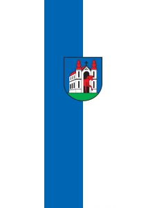 Vertical Hanging Beam Flag: Ochsenhausen |  portrait flag | 6m² | 64sqft | 400x150cm | 13x5ft 