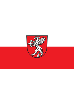 Flag: Rot an der Rot | landscape flag | 1.35m² | 14.5sqft | 90x150cm | 3x5ft