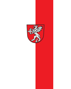 Vertical Hanging Swivel Crossbar Banner Flag: Rot an der Rot | portrait flag | 3.5m² | 38sqft | 300x120cm | 10x4ft