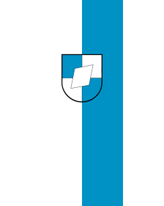 Flag: Schwendi |  portrait flag | 3.5m² | 38sqft | 300x120cm | 10x4ft 