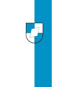 Vertical Hanging Swivel Crossbar Banner Flag: Schwendi |  portrait flag | 3.5m² | 38sqft | 300x120cm | 10x4ft 