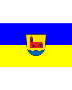 Flag: Seekirch |  landscape flag | 1.35m² | 14.5sqft | 90x150cm | 3x5ft 
