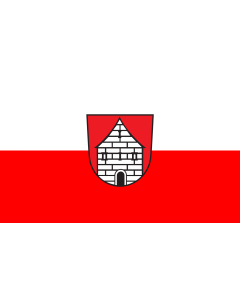 Flag: Steinhausen an der Rottum |  landscape flag | 1.35m² | 14.5sqft | 90x150cm | 3x5ft 