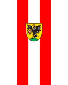 Flag: Unlingen |  portrait flag | 3.5m² | 38sqft | 300x120cm | 10x4ft 