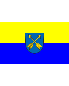 Flag: Uttenweiler |  landscape flag | 1.35m² | 14.5sqft | 90x150cm | 3x5ft 