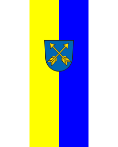 Bandiera: Uttenweiler | bandiera ritratto | 3,5&nbsp;m² | 300&nbsp;×&nbsp;120&nbsp;cm 