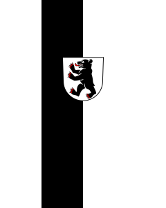 Flag: Bermatingen | portrait flag | 3.5m² | 38sqft | 300x120cm | 10x4ft