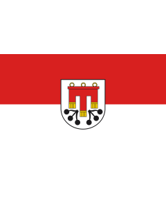 Flag: Kressbronn am Bodensee | landscape flag | 1.35m² | 14.5sqft | 90x150cm | 3x5ft