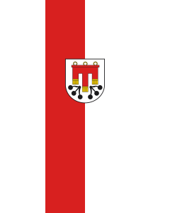 Vertical Hanging Swivel Crossbar Banner Flag: Kressbronn am Bodensee | portrait flag | 6m² | 64sqft | 400x150cm | 13x5ft