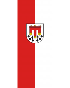 Vertical Hanging Swivel Crossbar Banner Flag: Kressbronn am Bodensee |  portrait flag | 3.5m² | 38sqft | 300x120cm | 10x4ft 
