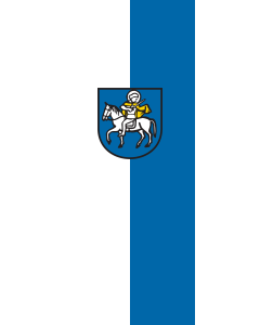 Flag: Oberteuringen |  portrait flag | 3.5m² | 38sqft | 300x120cm | 10x4ft 
