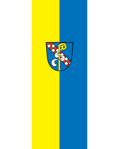 Vertical Hanging Swivel Crossbar Banner Flag: Salem | portrait flag | 6m² | 64sqft | 400x150cm | 13x5ft