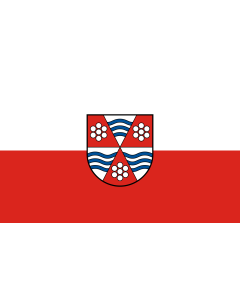 Flag: Uhldingen-Mühlhofen |  landscape flag | 1.35m² | 14.5sqft | 90x150cm | 3x5ft 