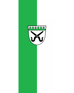 Vertical Hanging Swivel Crossbar Banner Flag: Deggenhausertal |  portrait flag | 3.5m² | 38sqft | 300x120cm | 10x4ft 