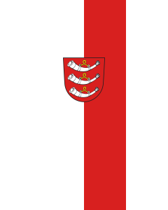 Bandera: Bandera vertical con manga cerrada para potencia Aitrach |  bandera vertical | 3.5m² | 300x120cm 