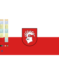 Bandera: Ebenweiler |  bandera paisaje | 1.35m² | 90x150cm 