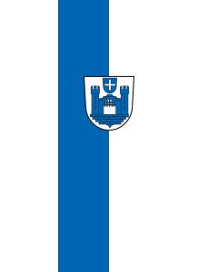 Vertical Hanging Swivel Crossbar Banner Flag: Ravensburg |  portrait flag | 6m² | 64sqft | 400x150cm | 13x5ft 