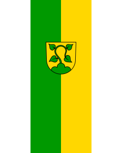Bandiera: Unterwaldhausen | bandiera ritratto | 3,5&nbsp;m² | 300&nbsp;×&nbsp;120&nbsp;cm 