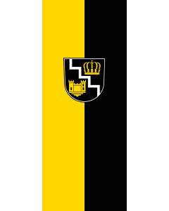 Flag: Wilhelmsdorf |  portrait flag | 3.5m² | 38sqft | 300x120cm | 10x4ft 
