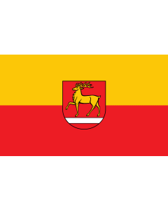 Flag: Sigmaringen (Kreis) |  landscape flag | 1.35m² | 14.5sqft | 90x150cm | 3x5ft 